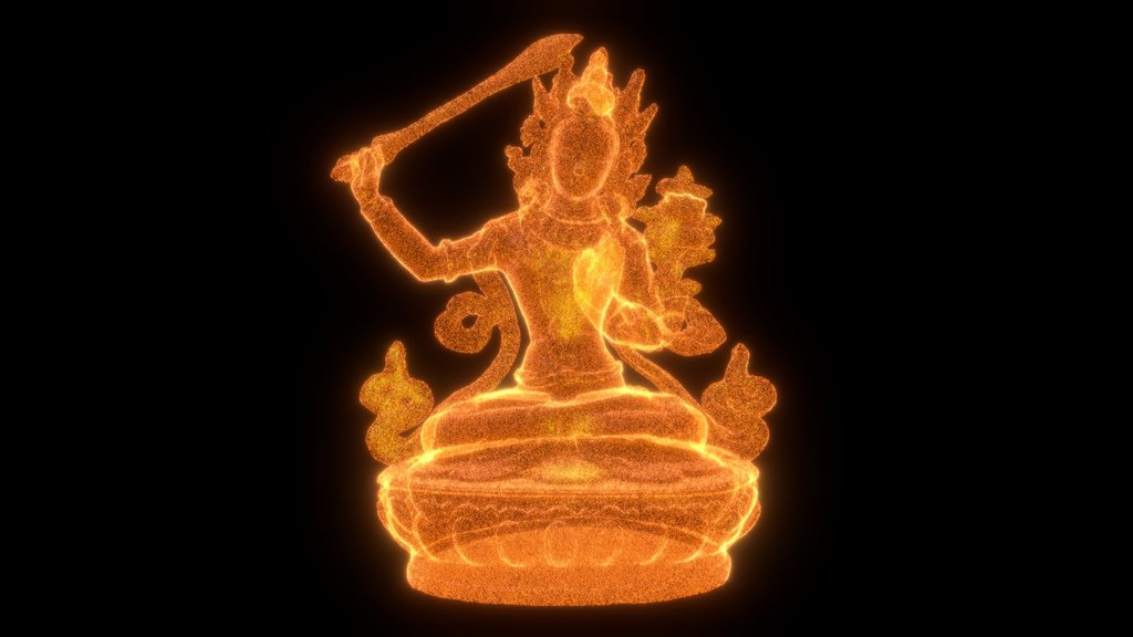 Manjusri - मञ्जुश्री - Digital XR Spatial Work by UXRZONE on UXRZONE
