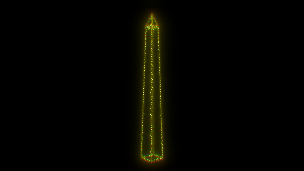 Light Obelisk Hologram - Digital XR Spatial Work by UXRZONE on UXRZONE