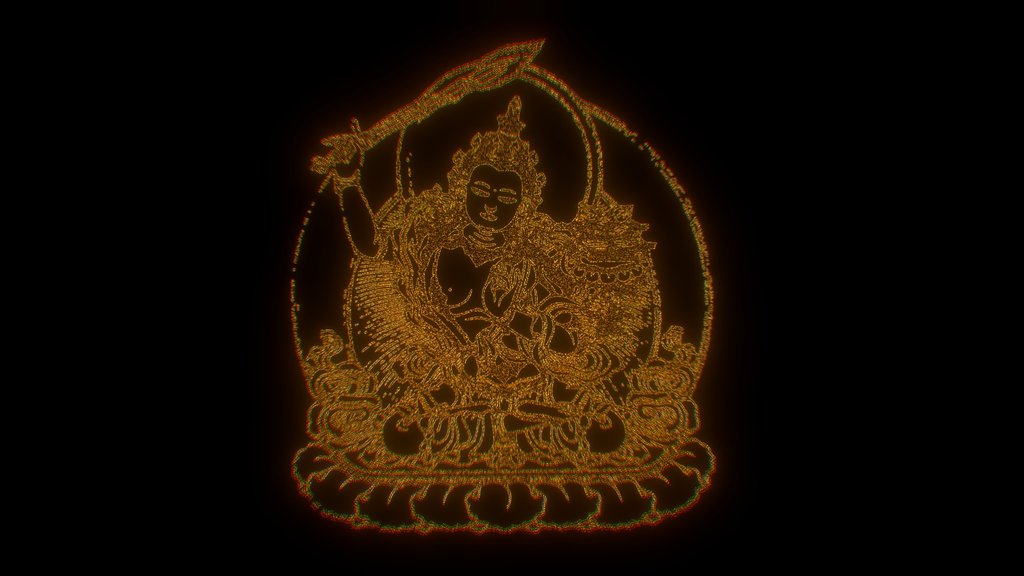 Manjushri मञ्जुश्री Hologram - Digital XR Spatial Work by UXRZONE on UXRZONE