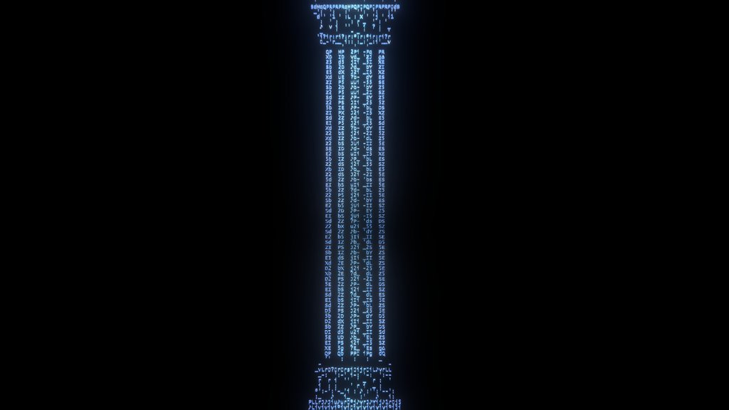 Uxr Ascii Column 04 - Digital XR Spatial Work by UXRZONE on UXRZONE