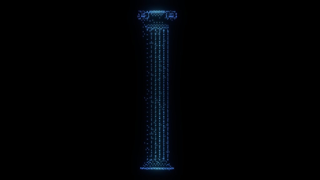 UXR ASCII Column 01 - Digital XR Spatial Work by UXRZONE on UXRZONE
