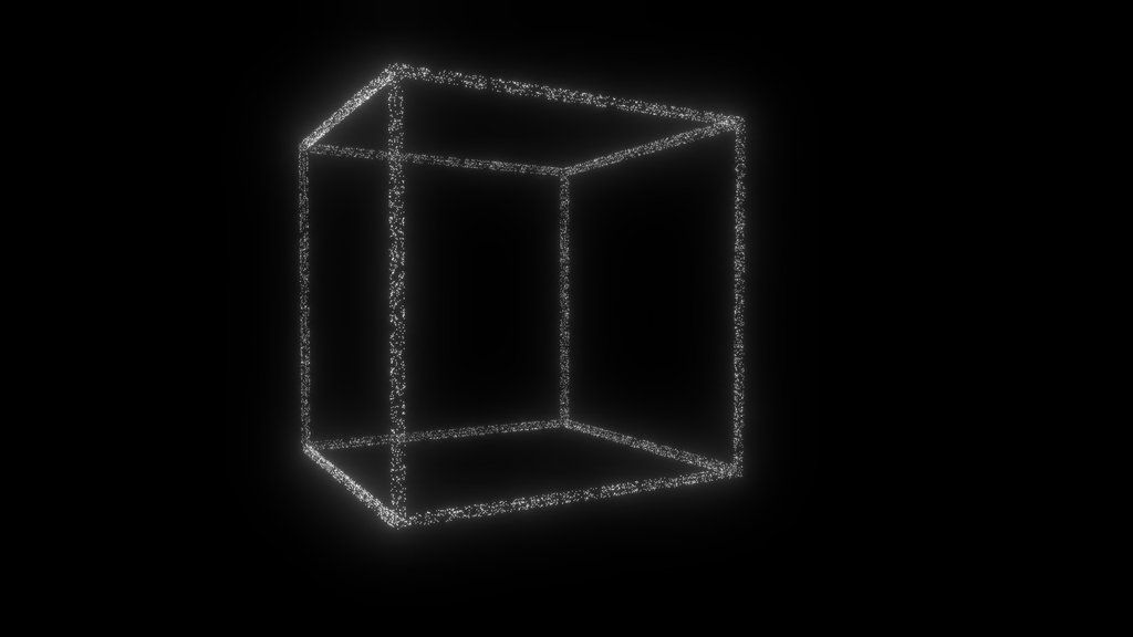 Uxrzone Cube Pointcloud - Digital XR Spatial Work by UXRZONE on UXRZONE