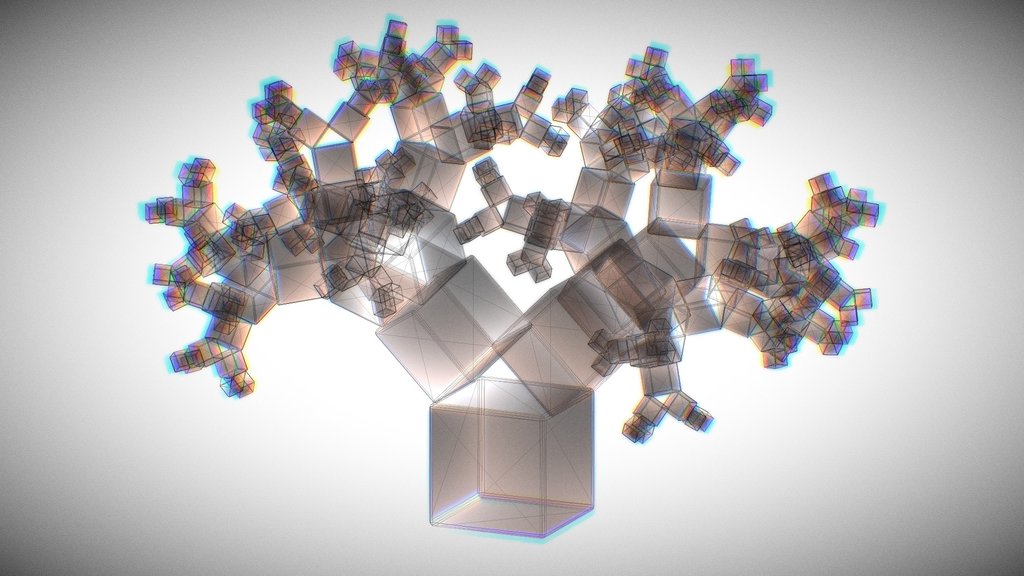 Fractal Tree 03 - Digital XR Spatial Work by UXRZONE on UXRZONE