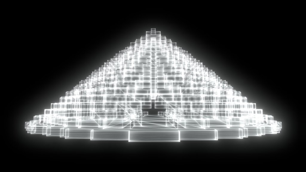 Fwd - Forward - Pyramid Block - Digital XR Spatial Work by UXRZONE on UXRZONE