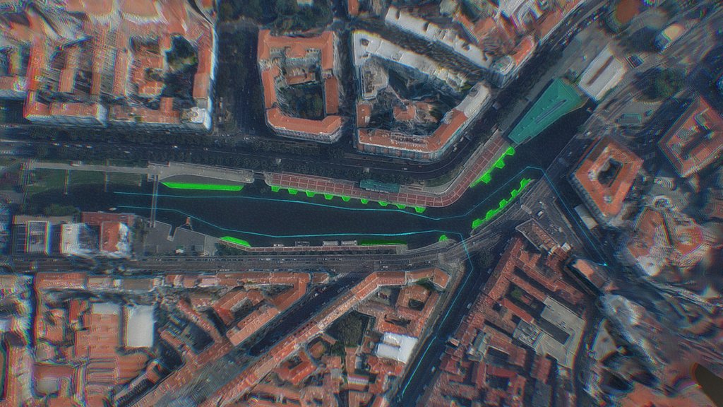 Darsena Milano Natural Pool Proposal - Digital XR Spatial Work by UXRZONE on UXRZONE