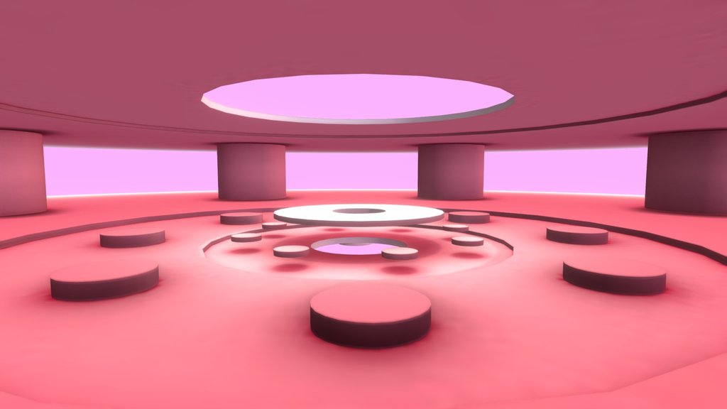 Circular Lobby - Digital XR Spatial Work by UXRZONE on UXRZONE
