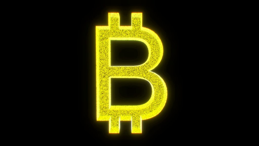 Bitcoin BTC Hologram - Digital XR Spatial Work by UXRZONE on UXRZONE