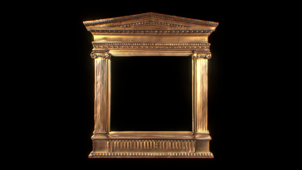 Classic Temple Frame 04 - Digital XR Spatial Work by UXRZONE on UXRZONE