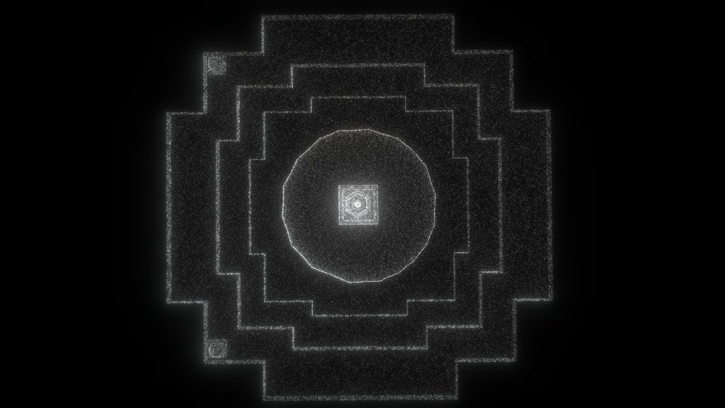Boudhanath Stupa - Pointcloud - Digital XR Spatial Work by UXRZONE on UXRZONE