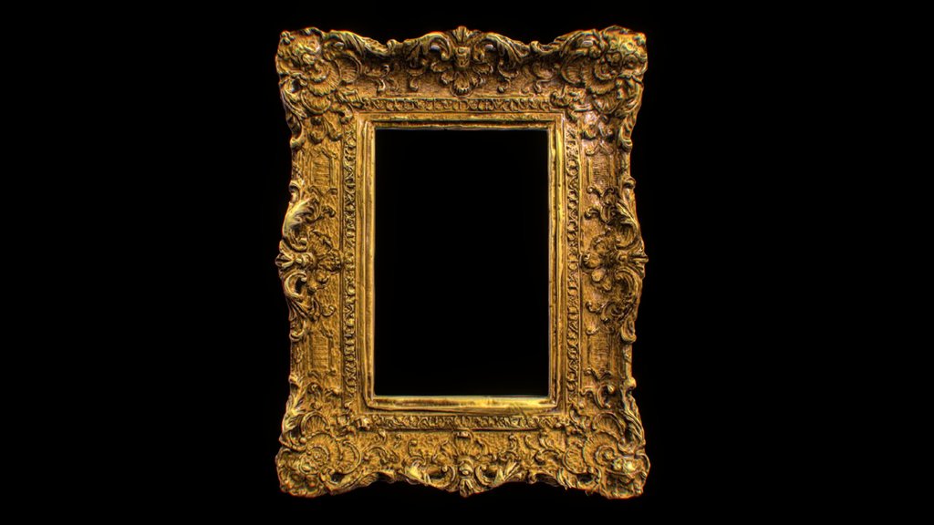 Antique Classic Art Frame - Digital XR Spatial Work by UXRZONE on UXRZONE