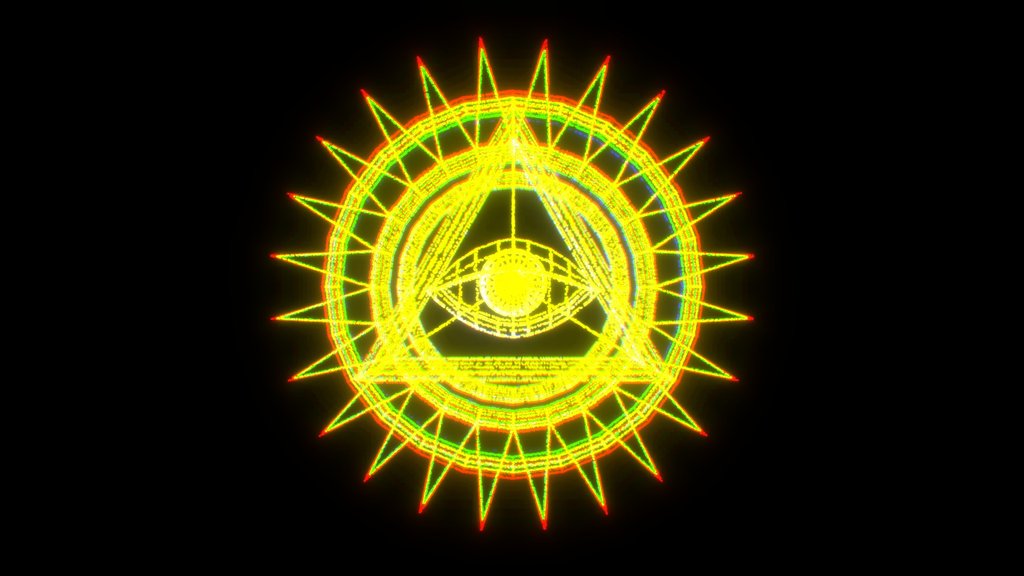 All Seeing Eye - Hologram - Digital XR Spatial Work by UXRZONE on UXRZONE