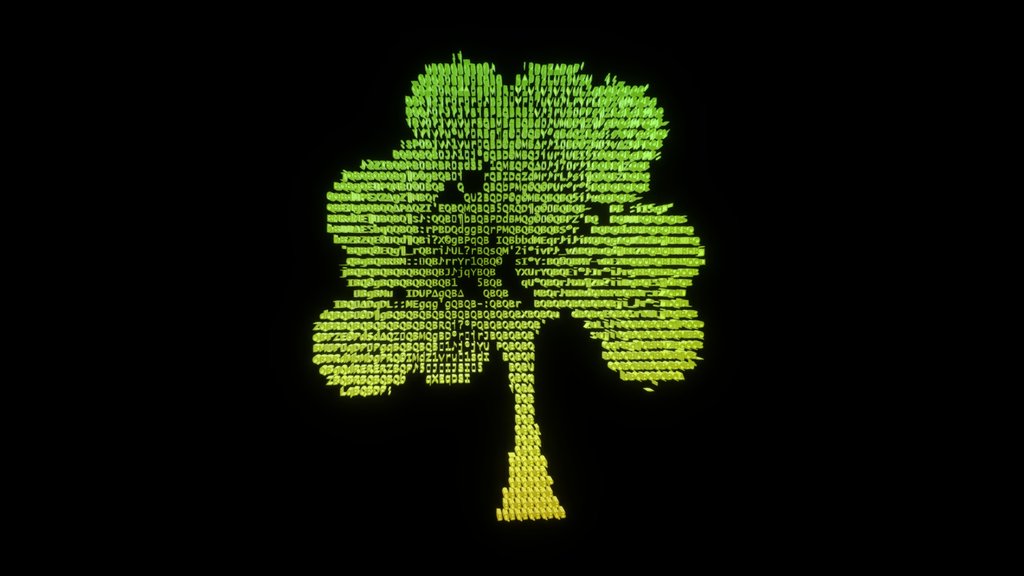 Ascii Tree 08 - Digital XR Spatial Work by UXRZONE on UXRZONE