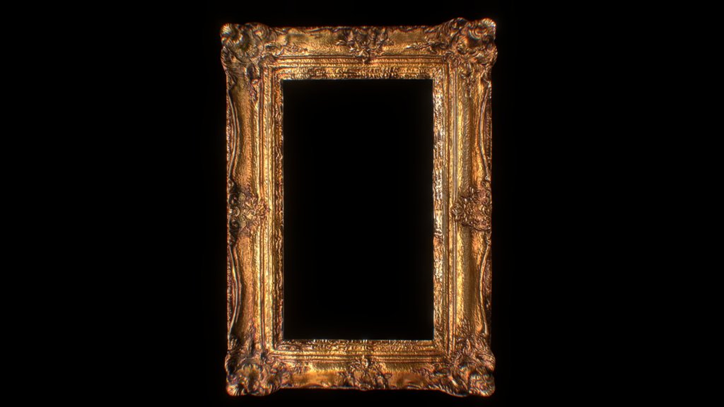 Antique Vintage Art Frame 02 - Digital XR Spatial Work by UXRZONE on UXRZONE