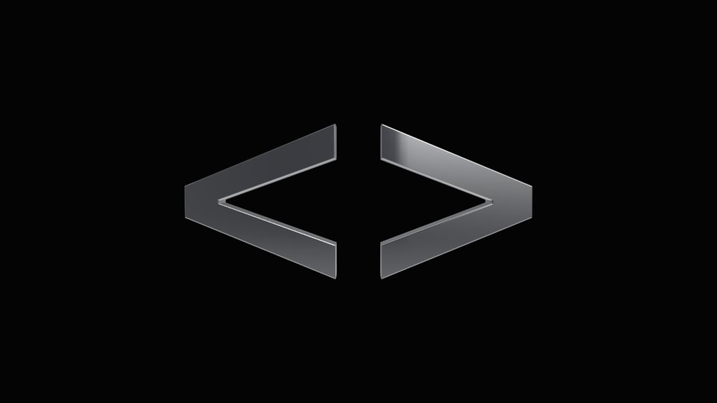 < > Angle Brackets - Digital XR Spatial Work by UXRZONE on UXRZONE