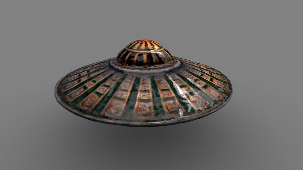 ancient roman ufo vimana flying saucer - Digital XR Spatial Work by UXRZONE on UXRZONE