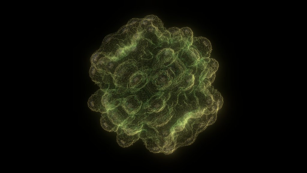 UXRZONE free pointcloud fractal Sphere - Digital XR Spatial Work by UXRZONE on UXRZONE