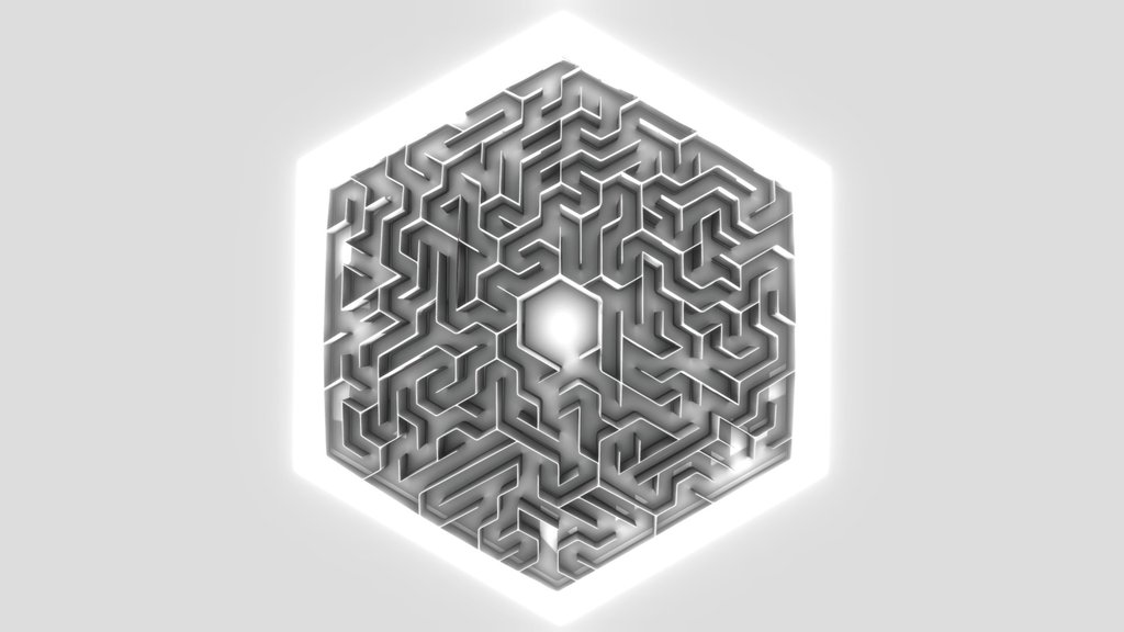 UXRZONE Labyrinth HEX - Digital XR Spatial Work by UXRZONE on UXRZONE