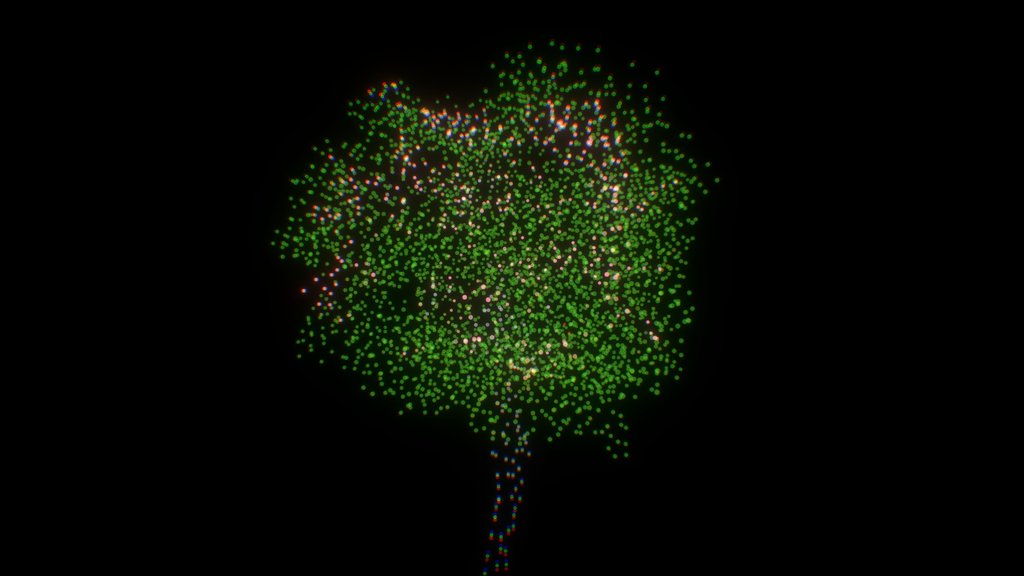 Synthesized Apple Tree - Point-e - Digital XR Spatial Work by UXRZONE on UXRZONE