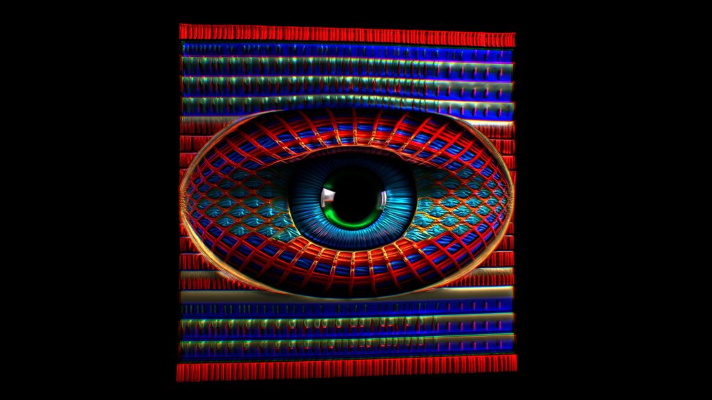 Stereochroma Xr - Eye 01 - Digital XR Spatial Work by UXRZONE on UXRZONE