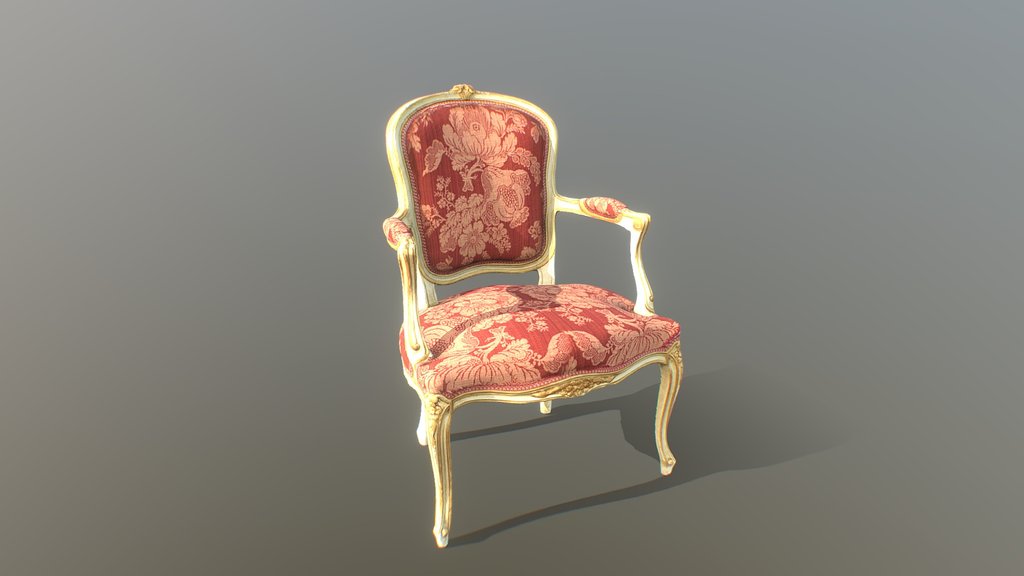 30daysinVR Turin Belle Epoque Chair - Digital XR Spatial Work by UXRZONE on UXRZONE