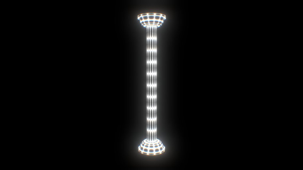 UXR.zone NEON COLUMN - Digital XR Spatial Work by UXRZONE on UXRZONE