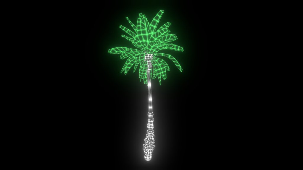 UXR.zone LOFI Palm Tree - Digital XR Spatial Work by UXRZONE on UXRZONE