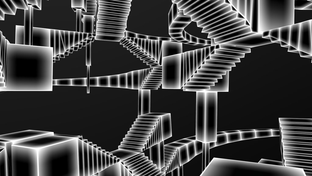 UXR.zone STAIRS FOREST - Digital XR Spatial Work by UXRZONE on UXRZONE