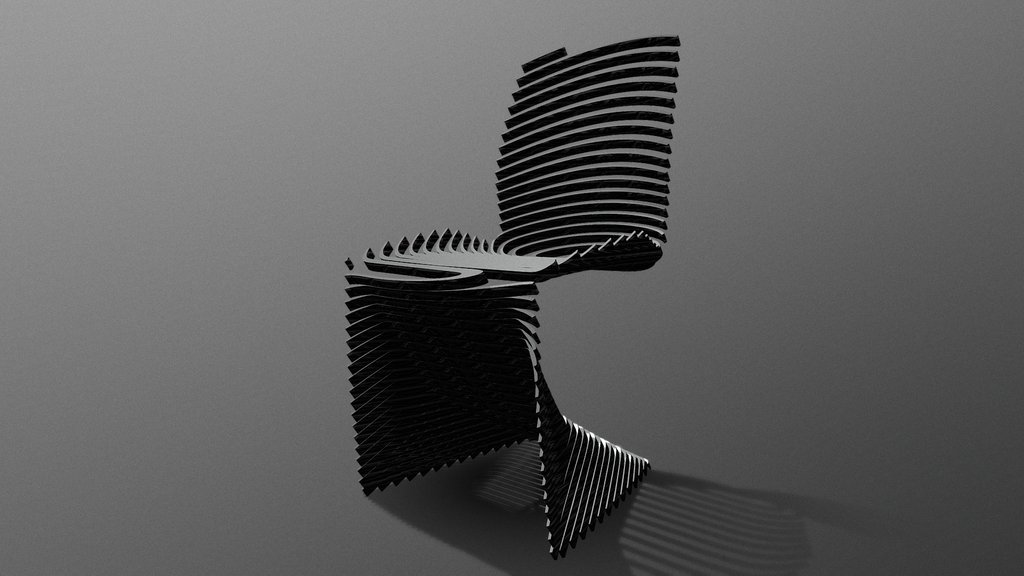 Tribute Chair RMX - Enea Le Fons 30daysinVR - Digital XR Spatial Work by UXRZONE on UXRZONE