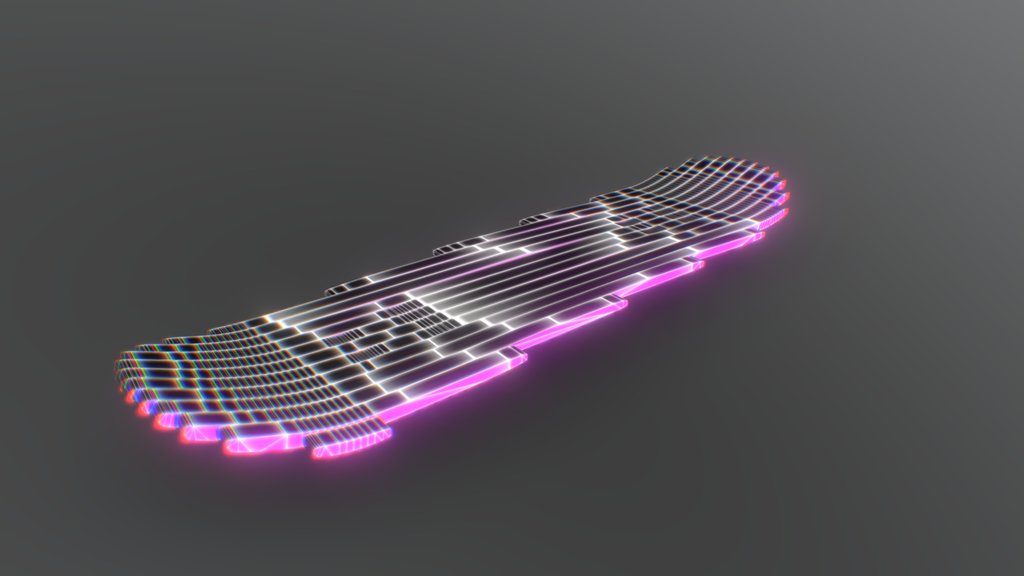 FWDVR Skate Hoverboard 003 - Digital XR Spatial Work by UXRZONE on UXRZONE
