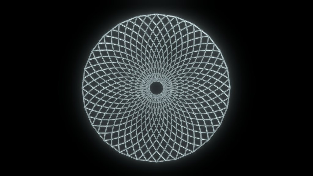 Uxr Flower Mandala - Digital XR Spatial Work by UXRZONE on UXRZONE