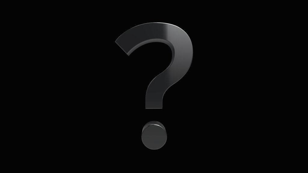 ? Question Mark - Digital XR Spatial Work by UXRZONE on UXRZONE